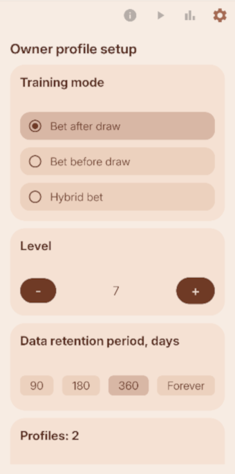 Capybara Intuition Lab Settings Top
